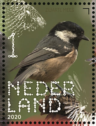Postzegel PostNL Beleef de natuur, Zwarte mees